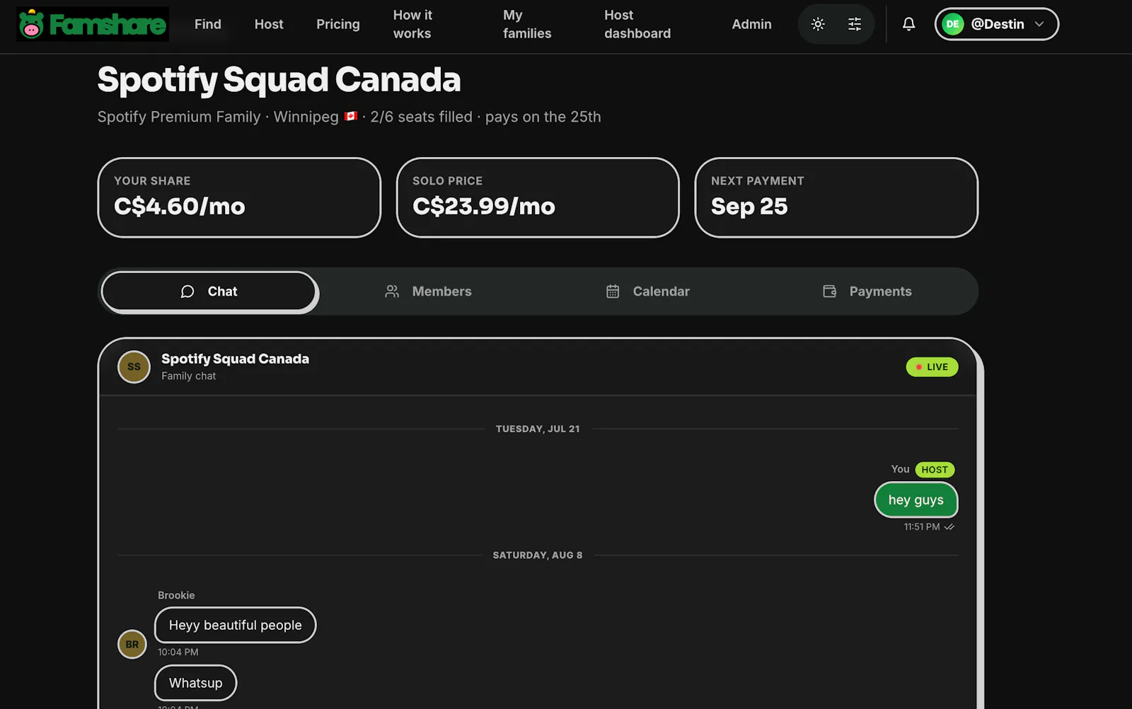 Famshare screenshot 5