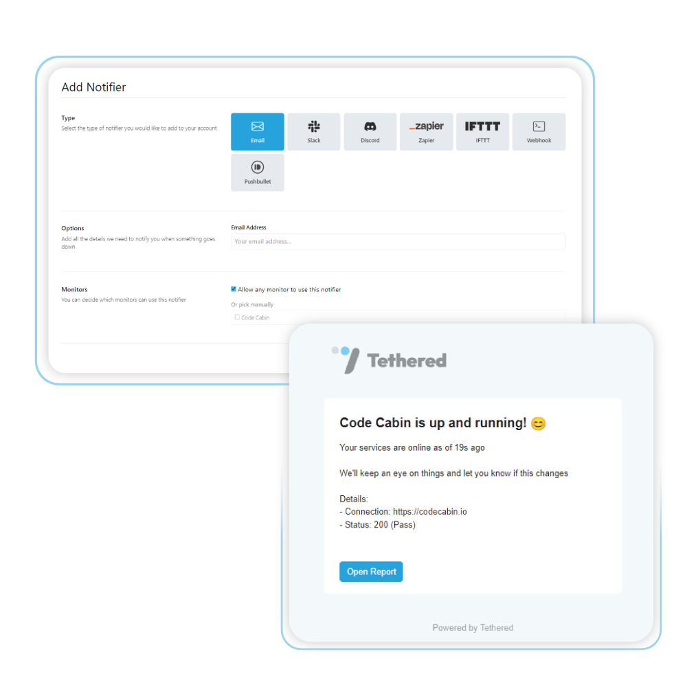 Gebonden uptime monitoring - 100% gratis uptime monitoring media 2