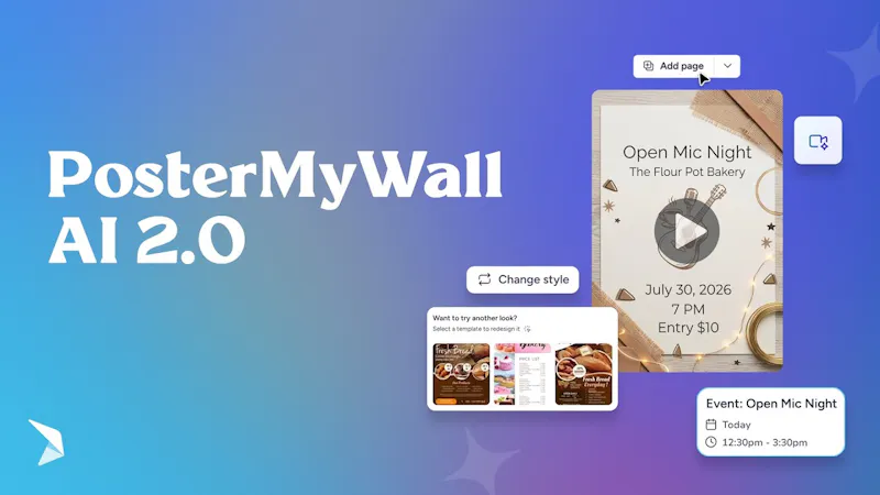 PosterMyWall AI 2.0 screenshot 1 (video preview)