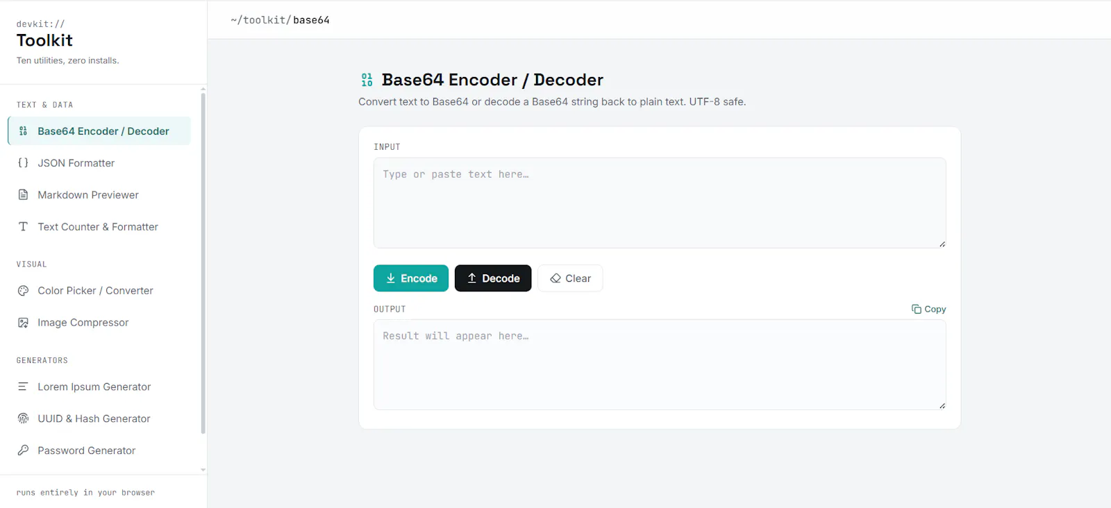 The Toolbox screenshot 1