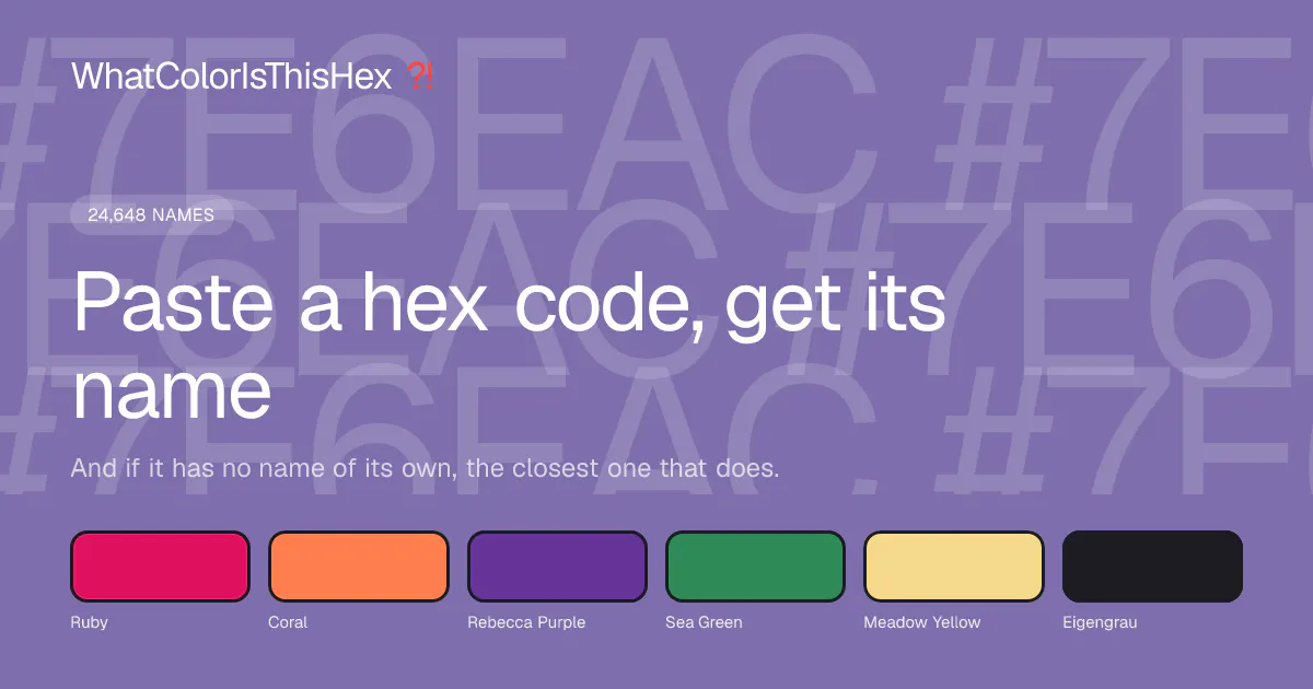 WhatColorIsThisHex gallery image