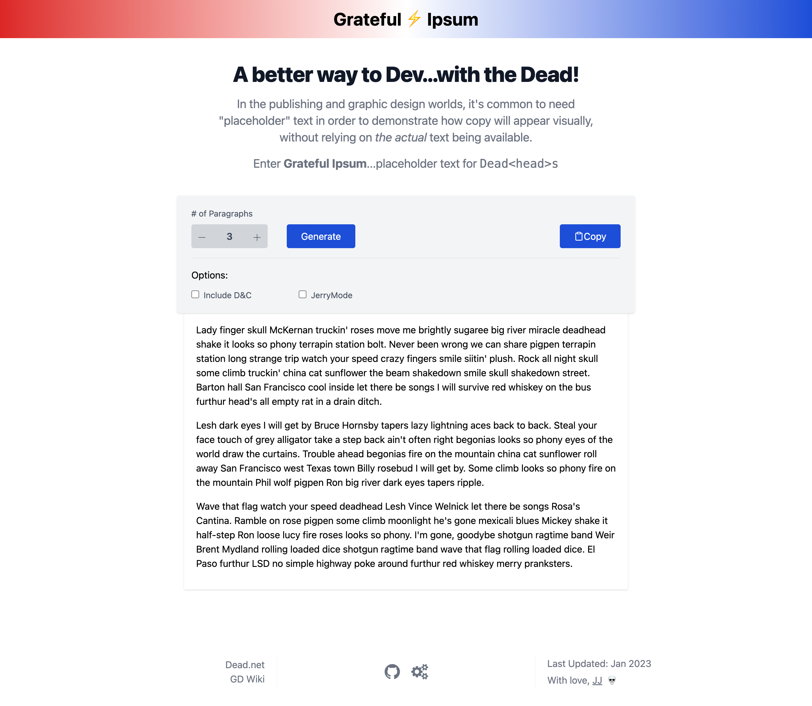 Grateful Ipsum media 1