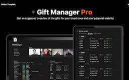 Notion Gift Manager Pro media 2