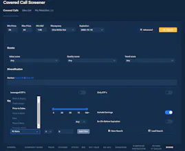 optionDash- Covered Call Option Screener gallery image