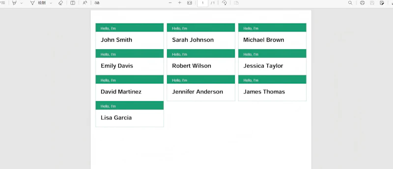 Name Tag Generator screenshot 2