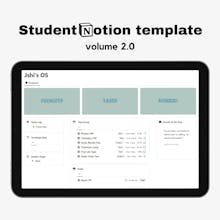 Student Notion Template gallery image