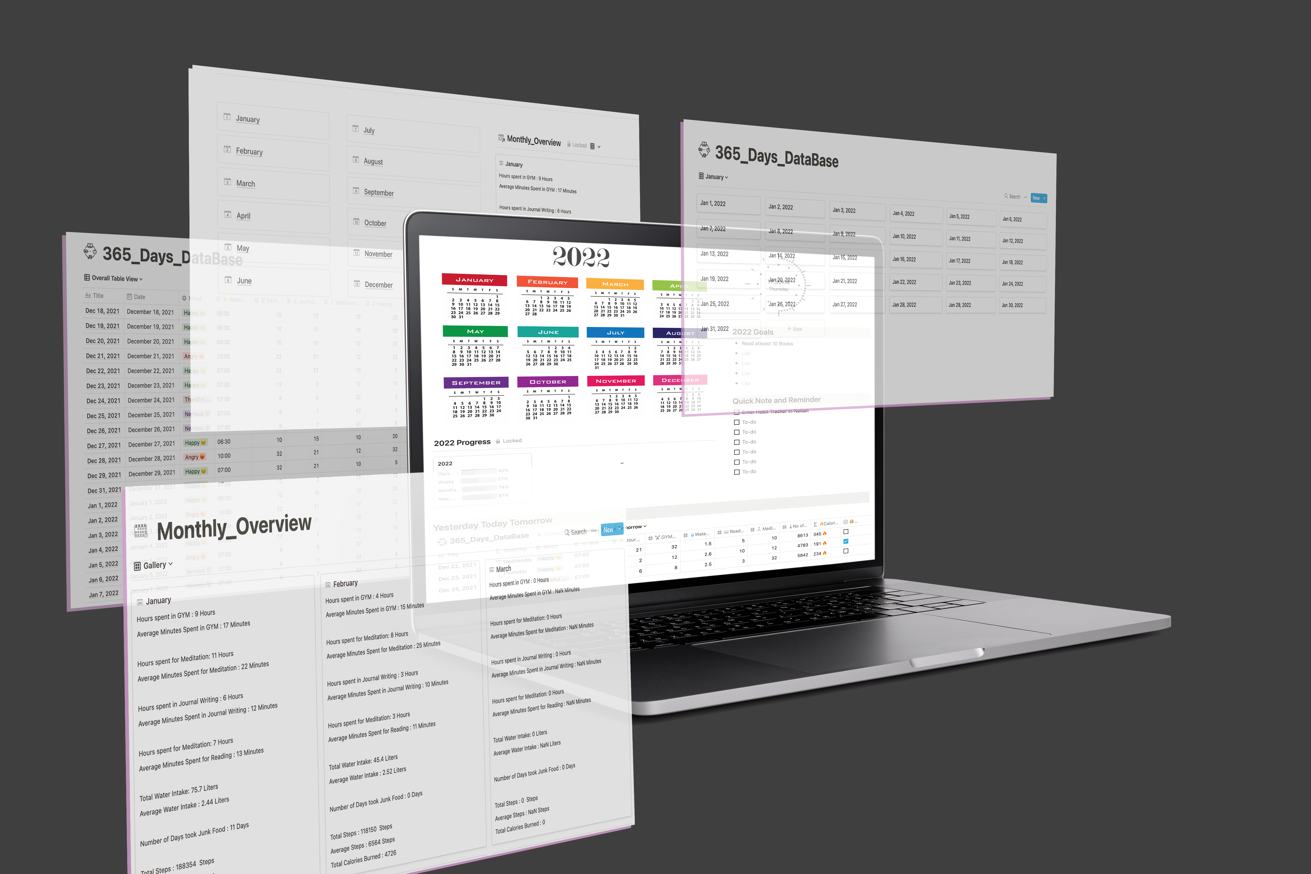 Ultimate Tracker - Notion Template gallery image