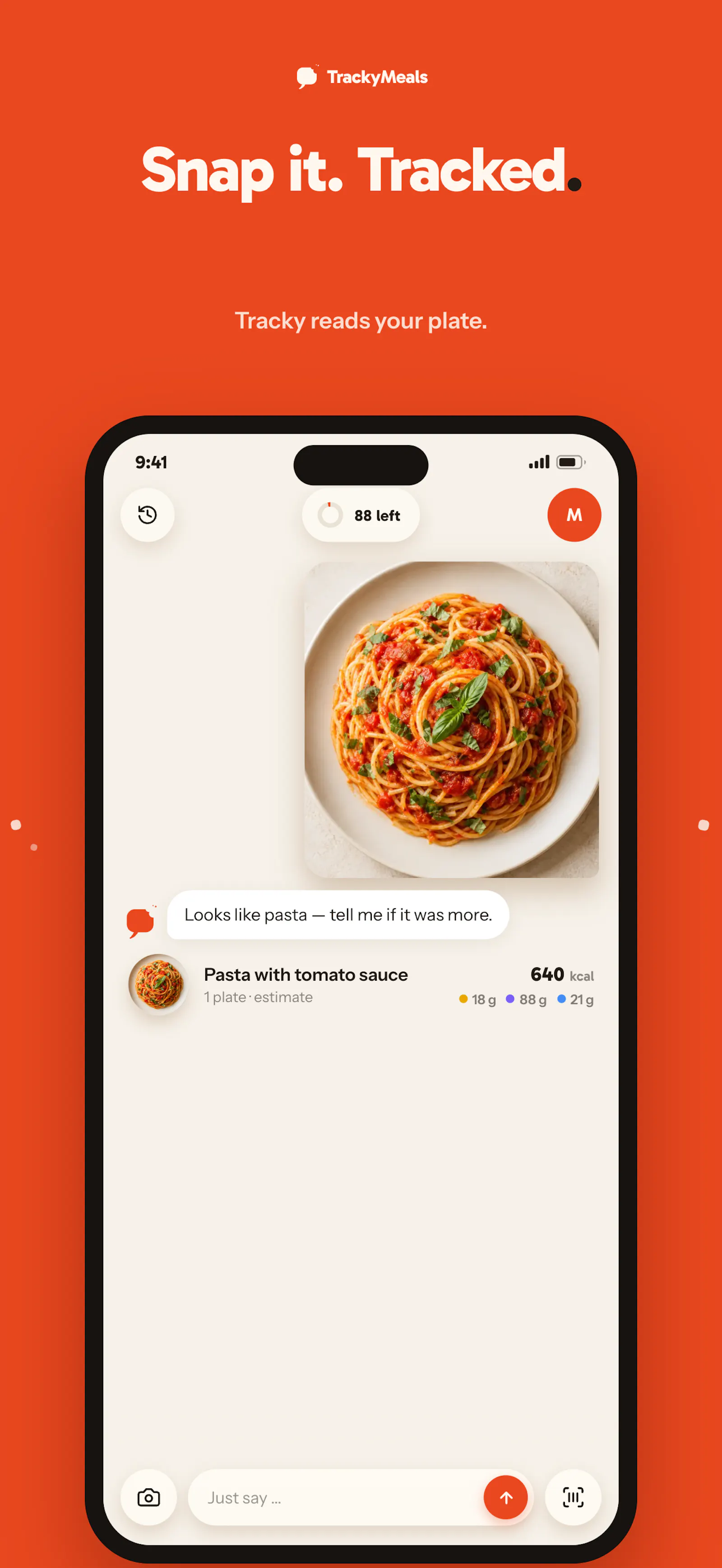 TrackyMeals screenshot 3