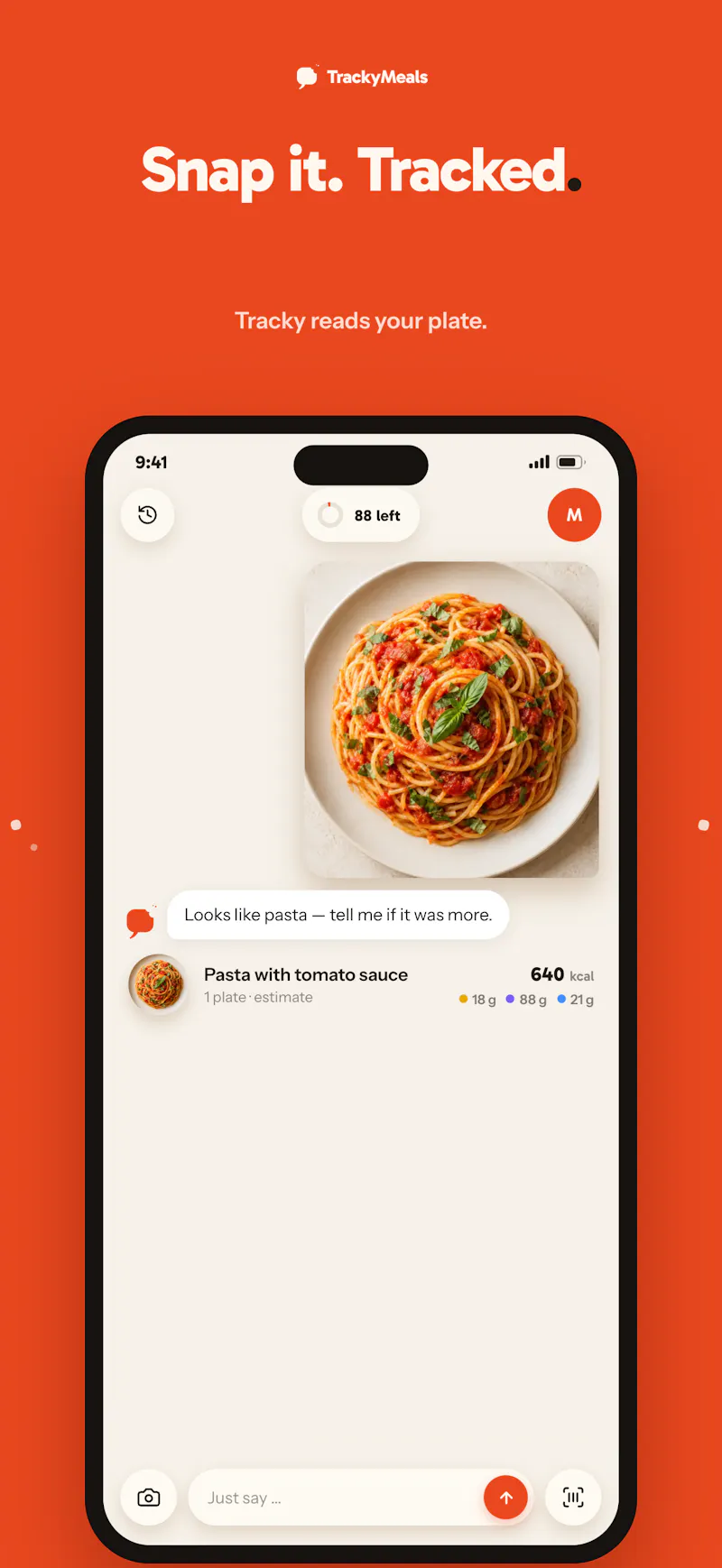 TrackyMeals screenshot 3