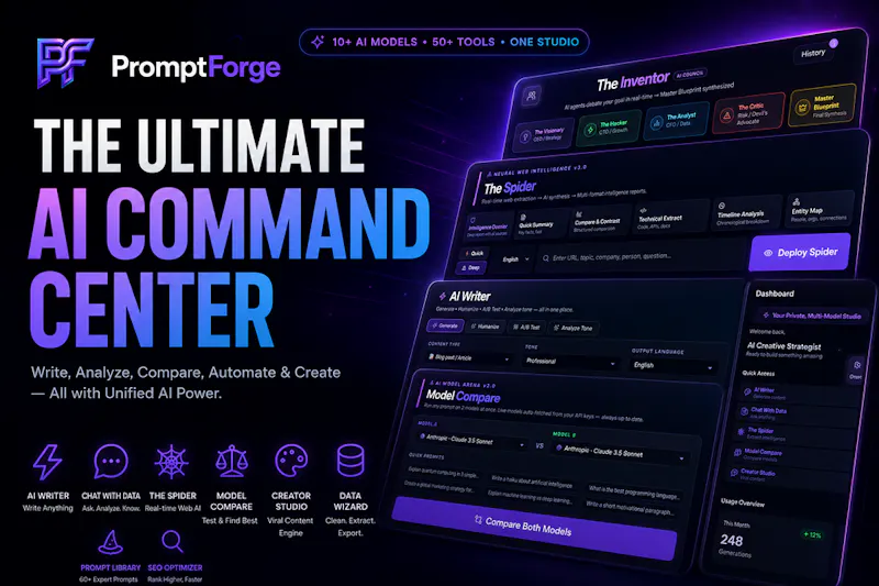 PromptForge screenshot 2