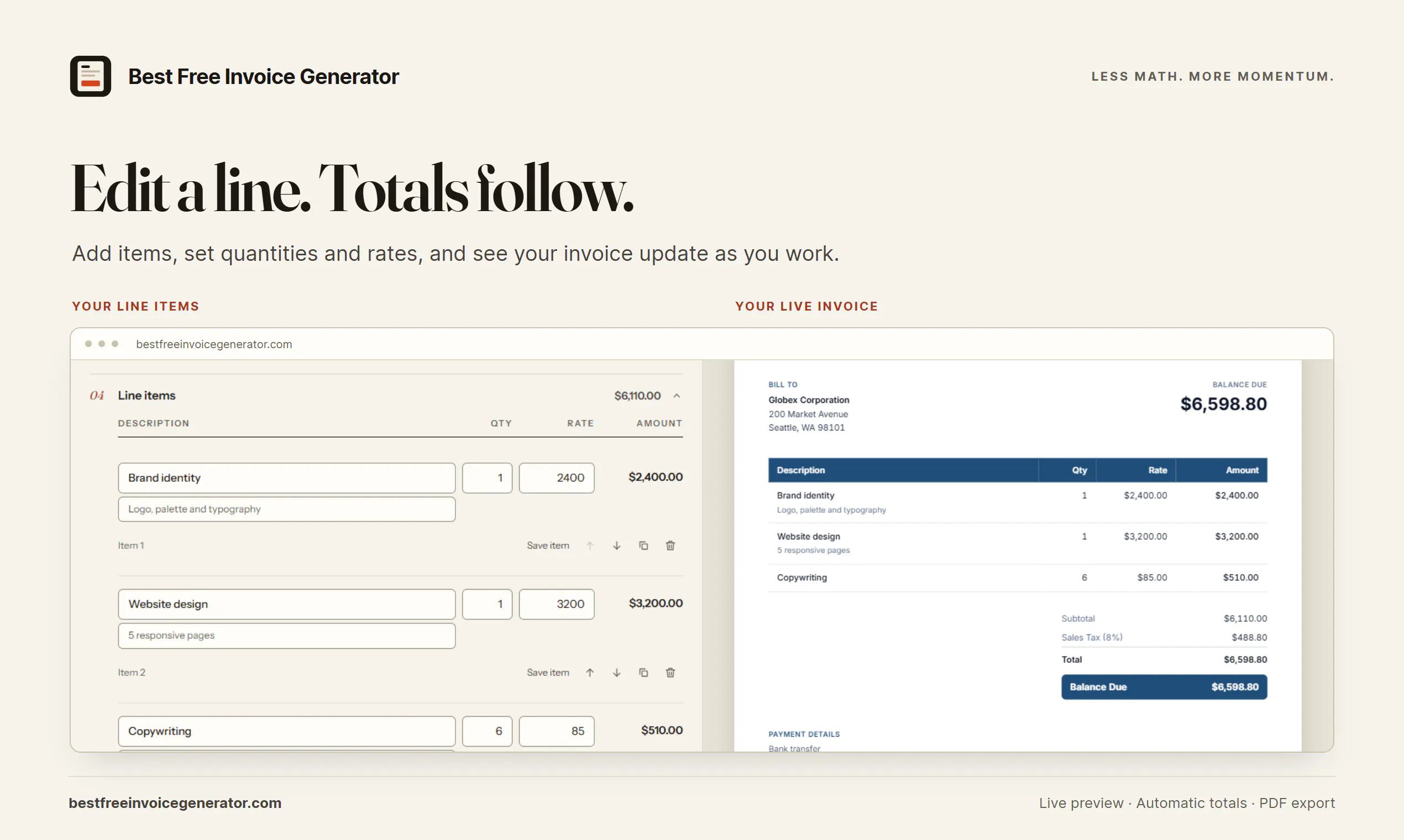 Best Free Invoice Generator gallery image