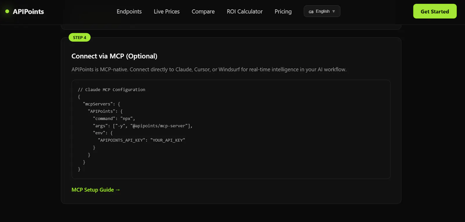 APIPoints screenshot 2