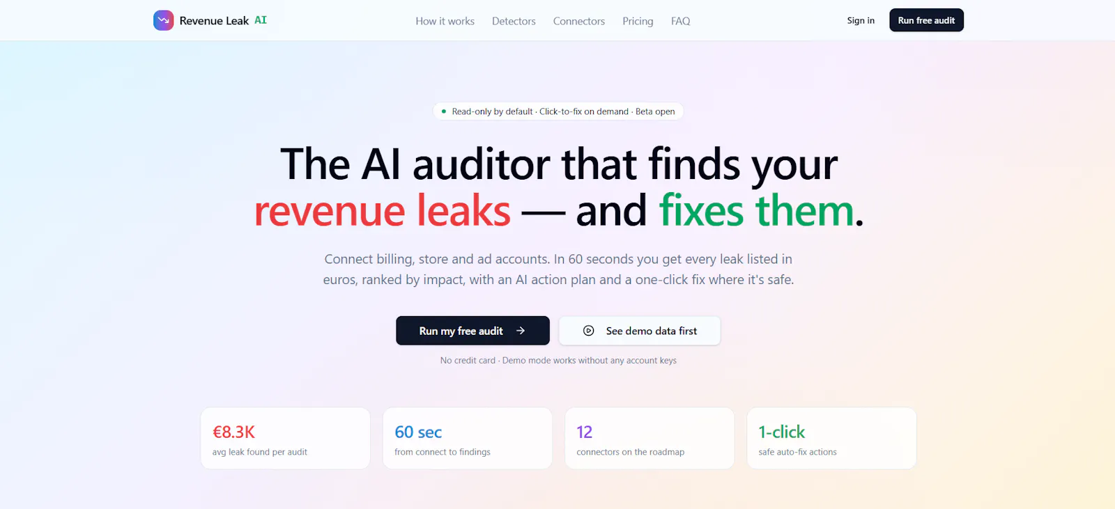 Revenue Leak AI screenshot 3