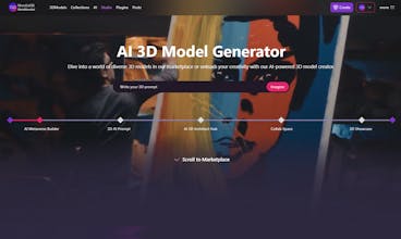 Mondial3D - AI 3D Model Generator gallery image