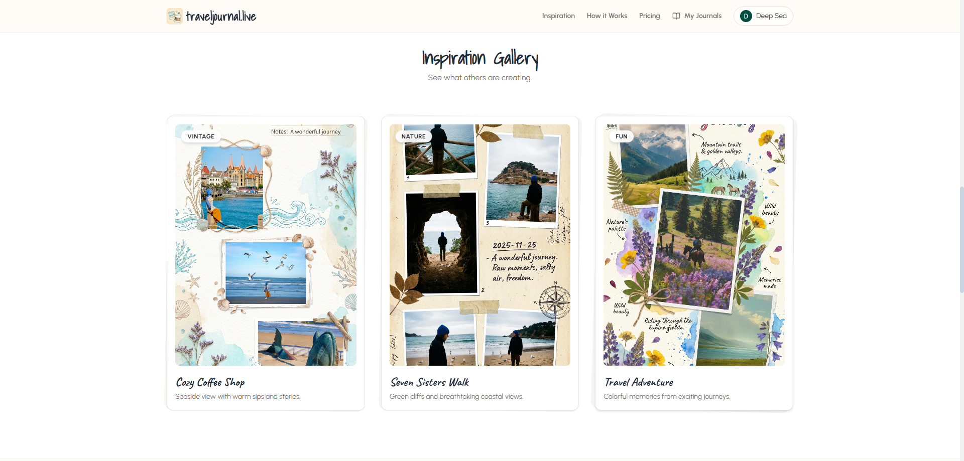 Travel Journal Live - Screenshot 2 showing product features and functionality