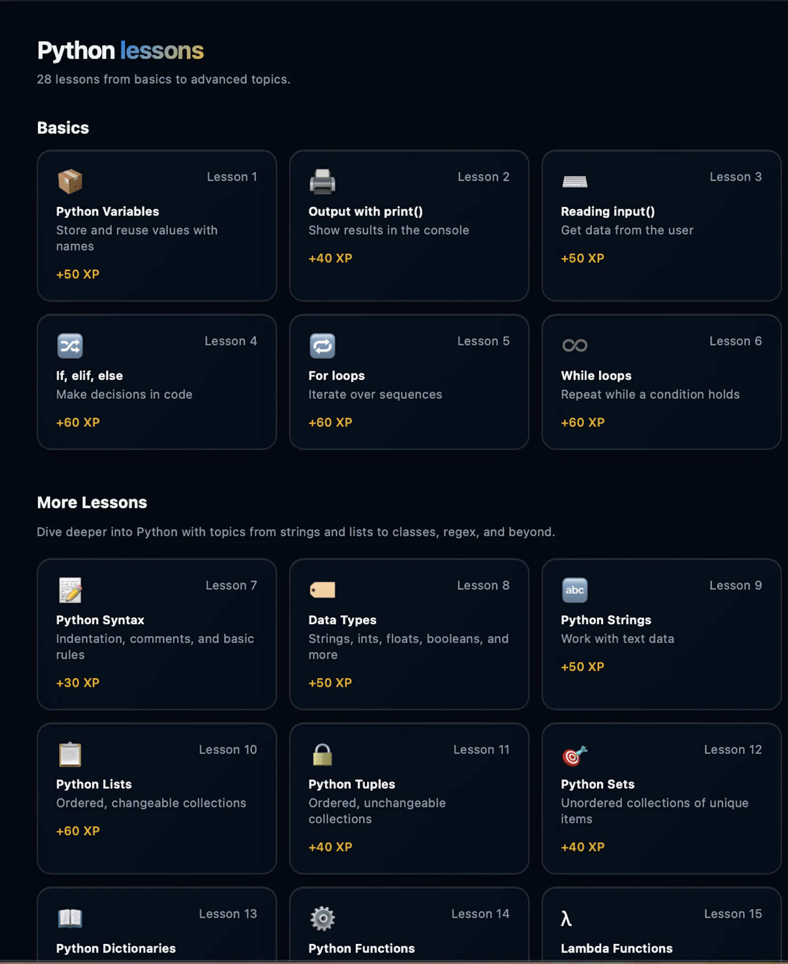 PyLearn screenshot 5