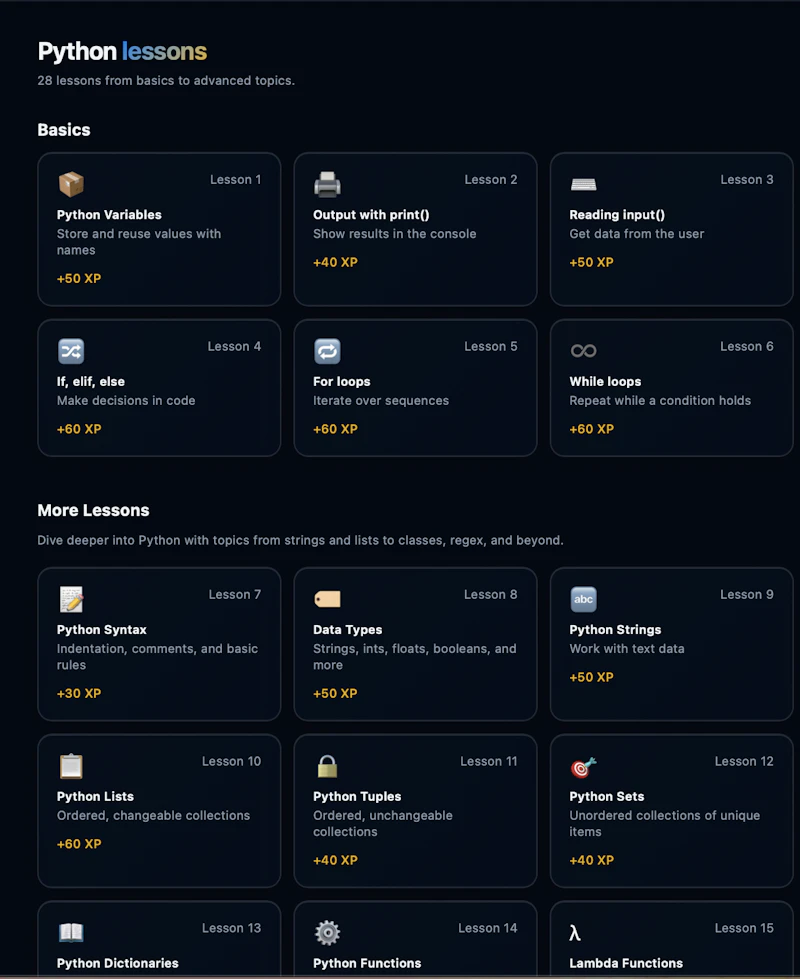 PyLearn screenshot 5