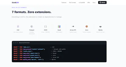 SlothDB gallery image
