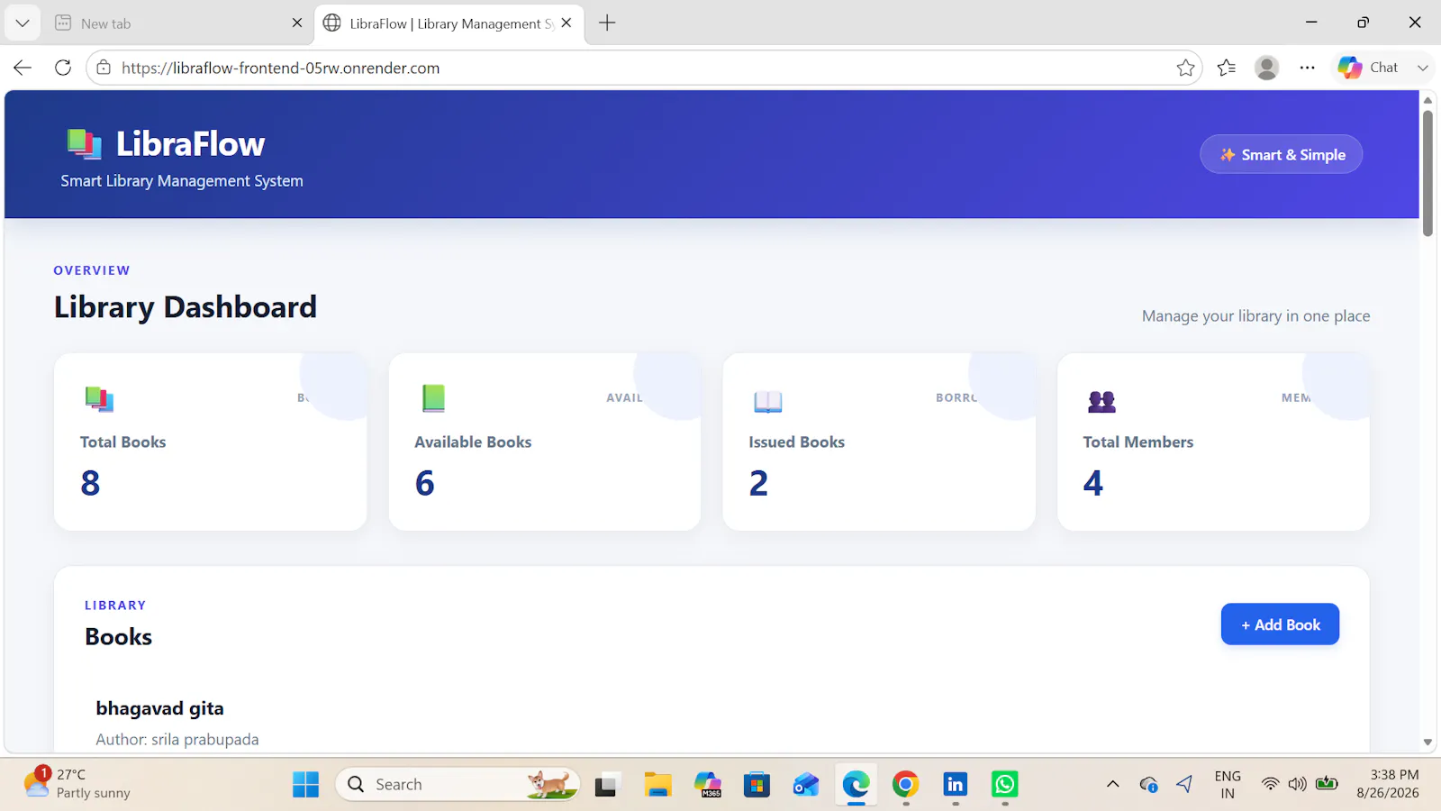 LibraFlow screenshot 1
