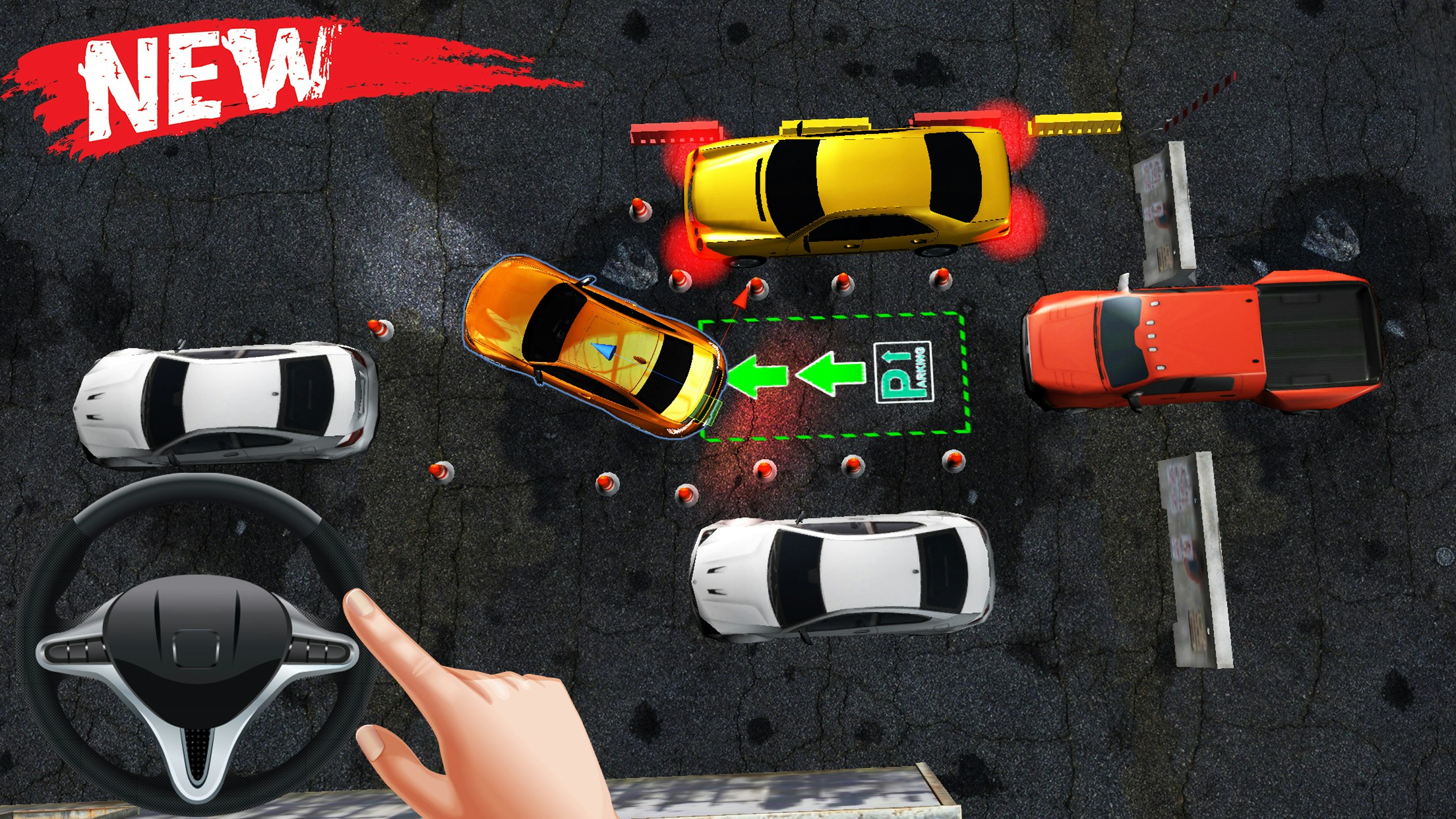 Realistic Car park simulator game gallery image