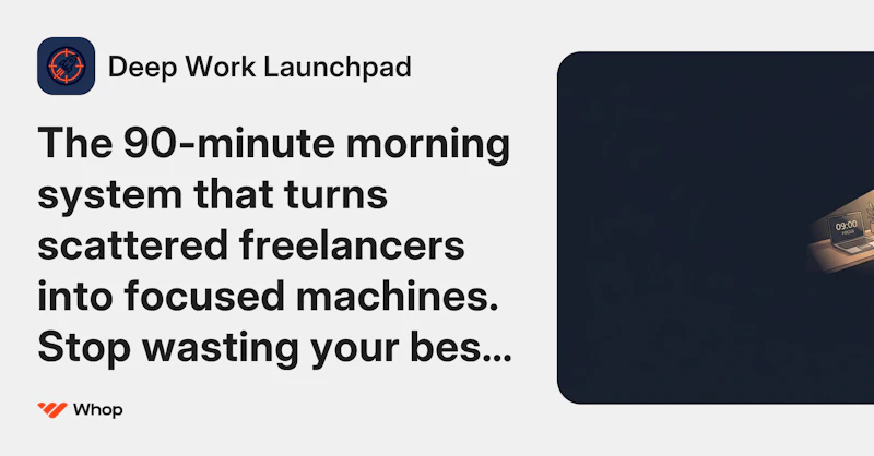 Deep Work Launchpad screenshot 1