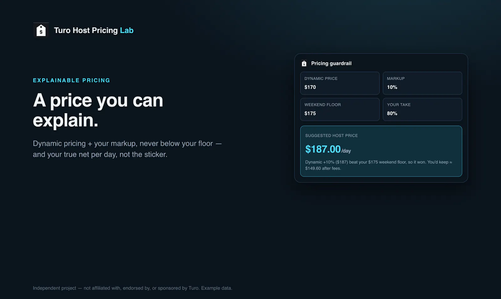 Pricing Lab for Turo hosts screenshot 5