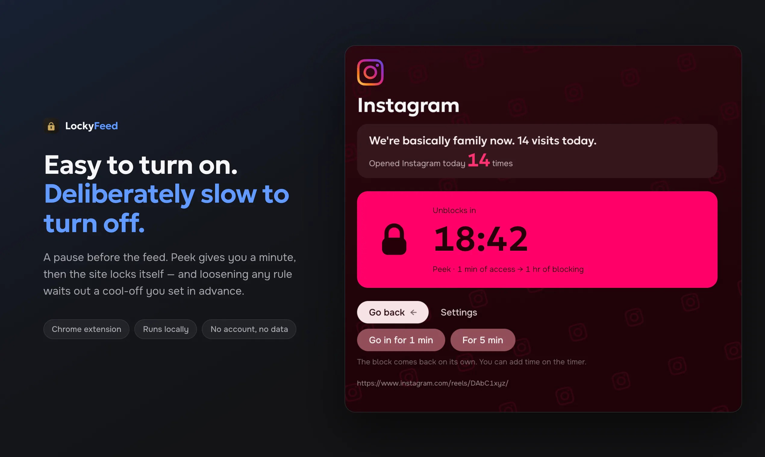 LockyFeed — a pause before the feed gallery image