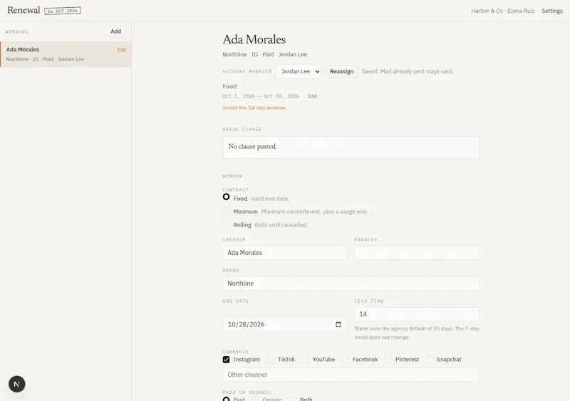Renewal Desk screenshot 1
