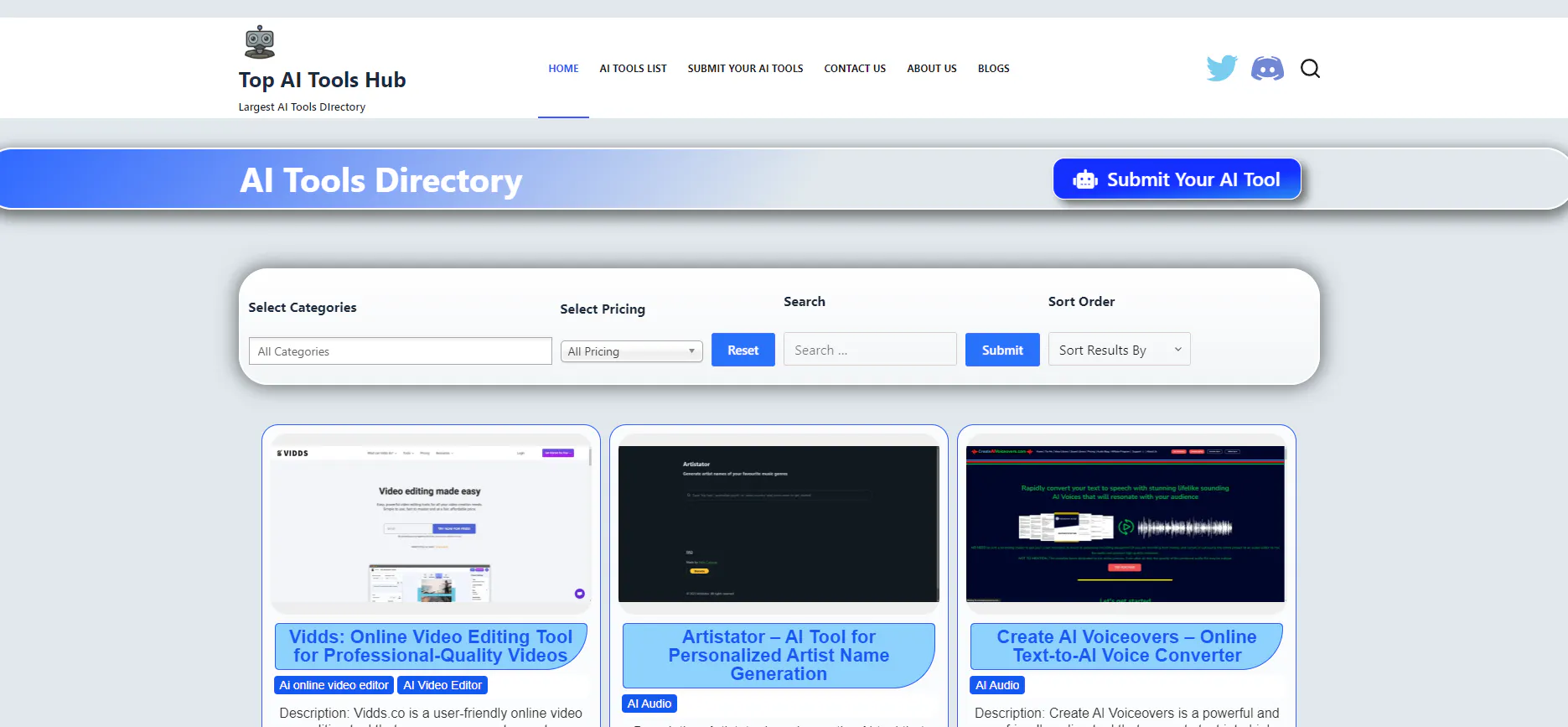 Top AI Tools Hub gallery image