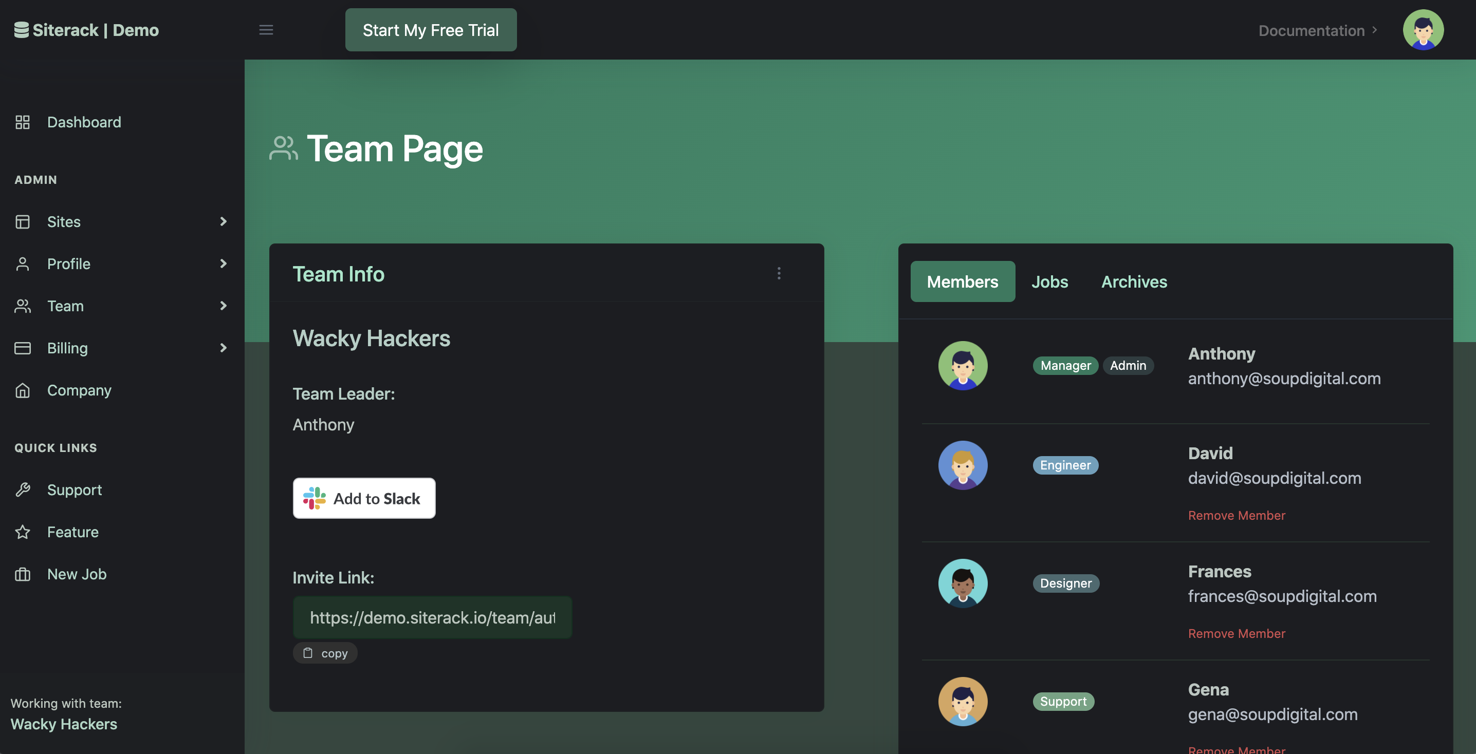 Siterack gallery image