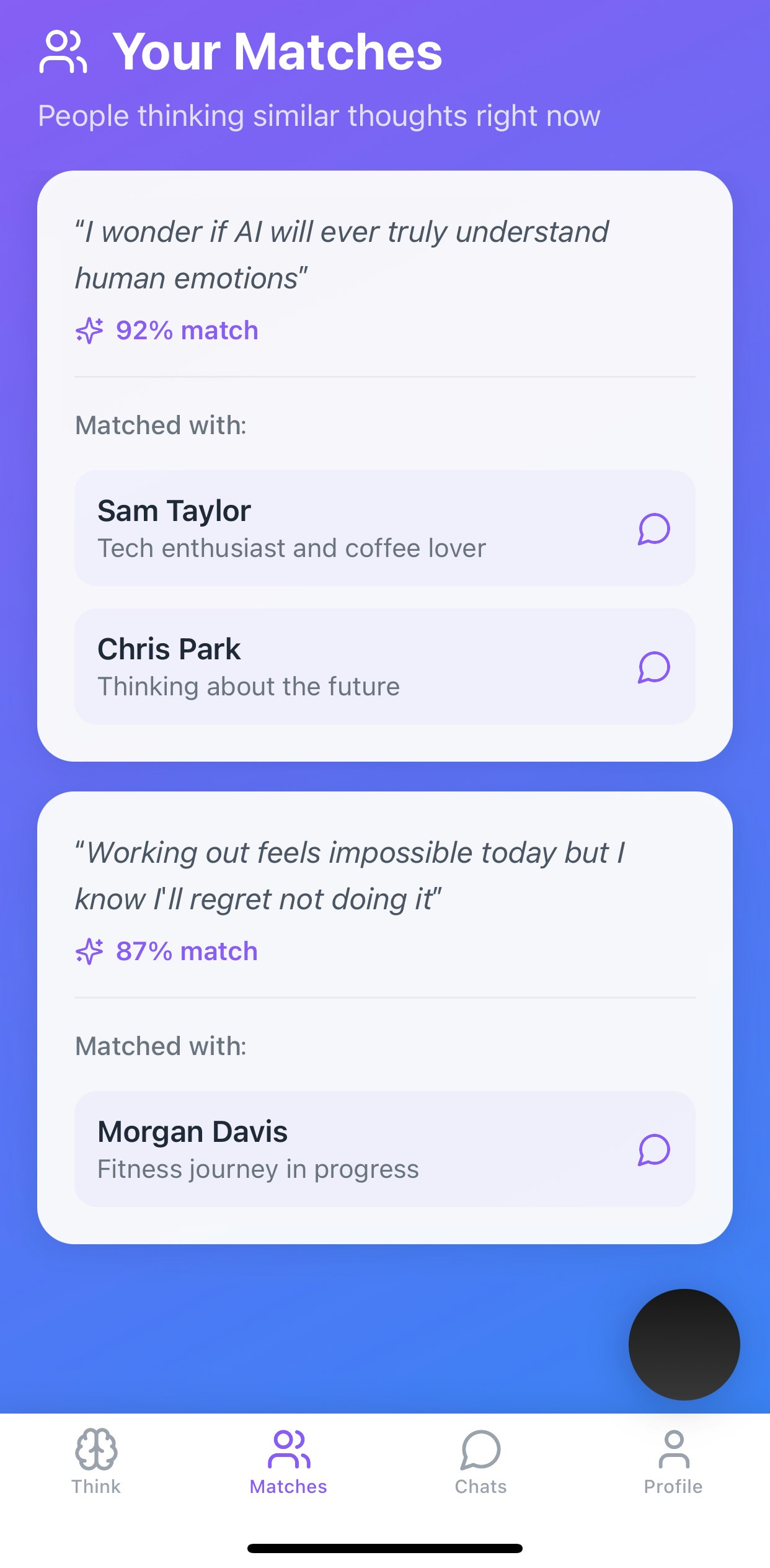 Think - Main product screenshot demonstrating key features and user interface