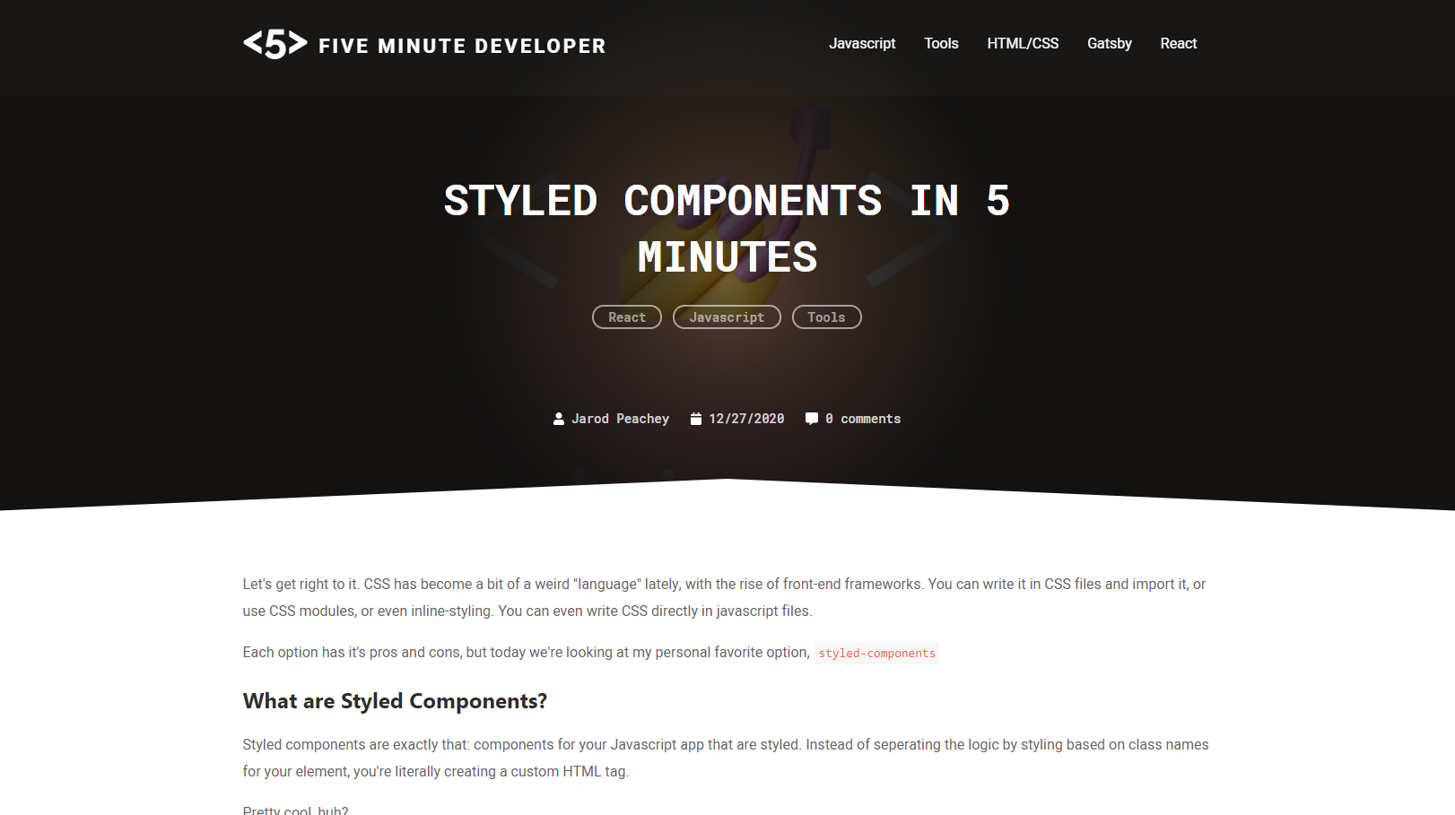 Five Minute Developer gallery image