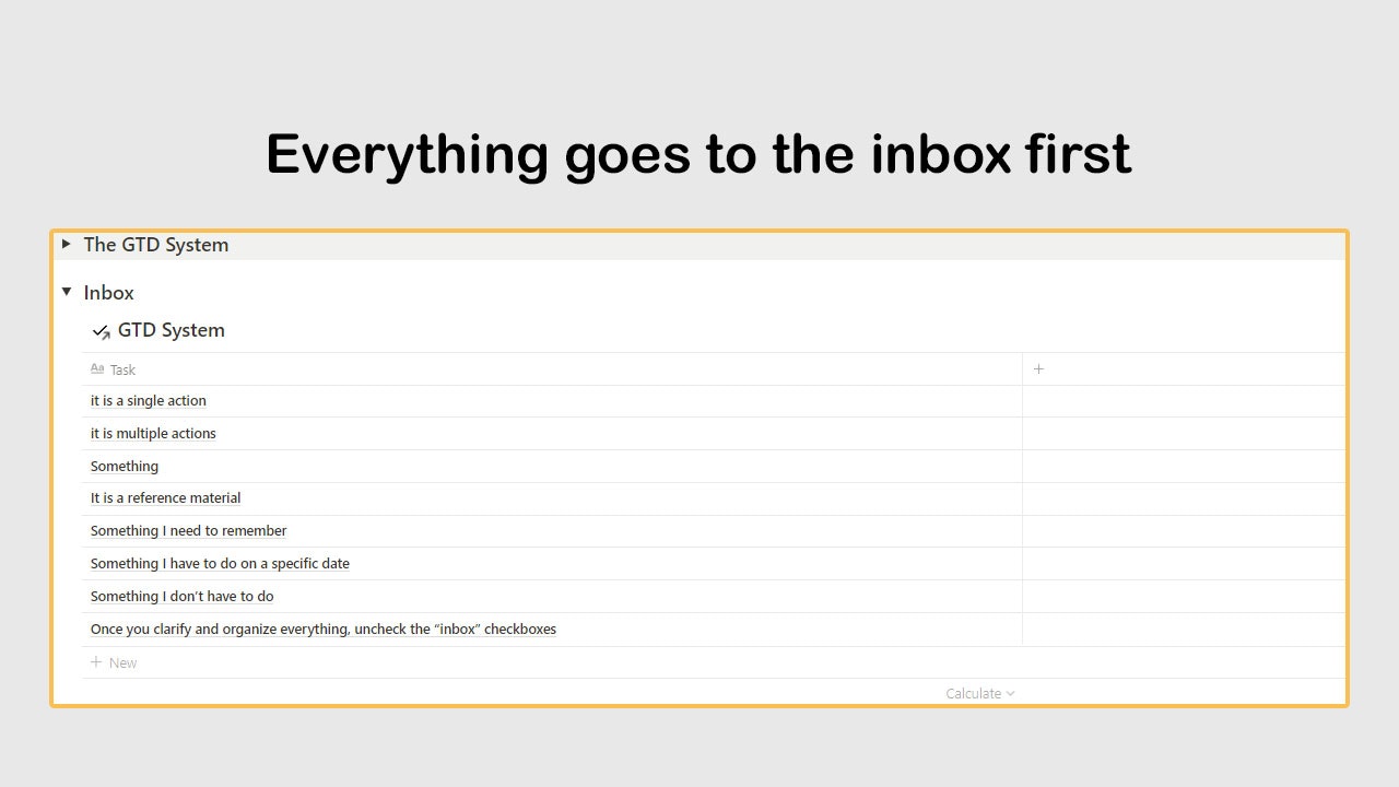 GTD notion template gallery image