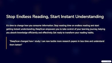 DeepScan Article Summarizer AI Extension gallery image