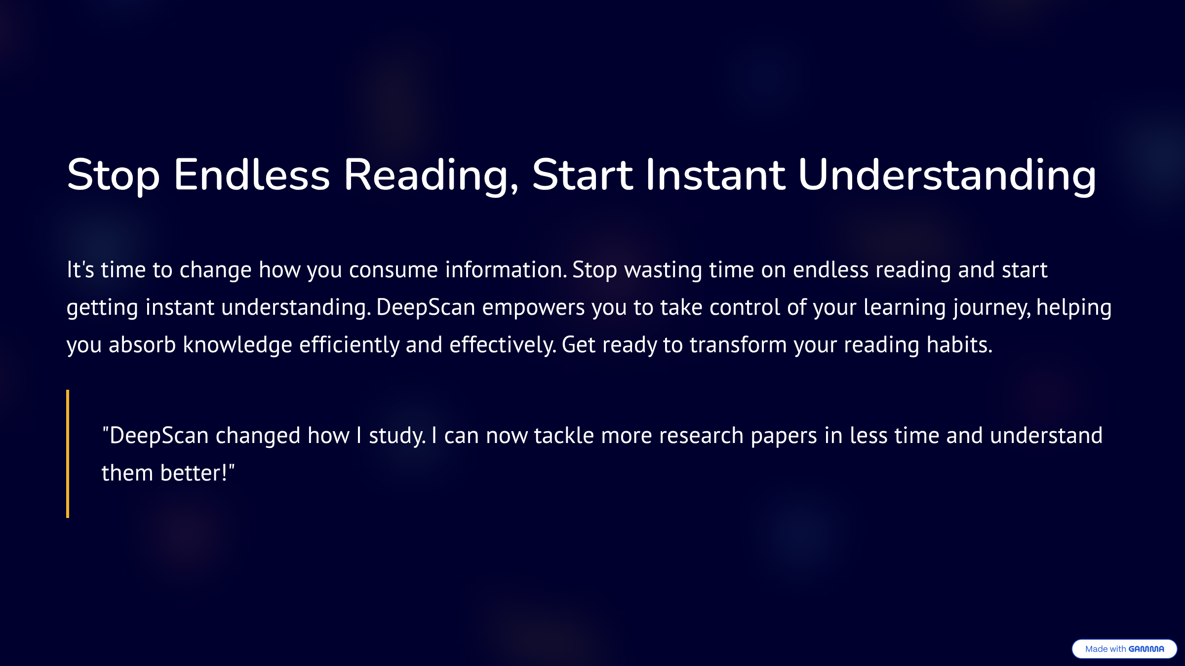 Média Extension de Summarizer Ai DeepScan 9
