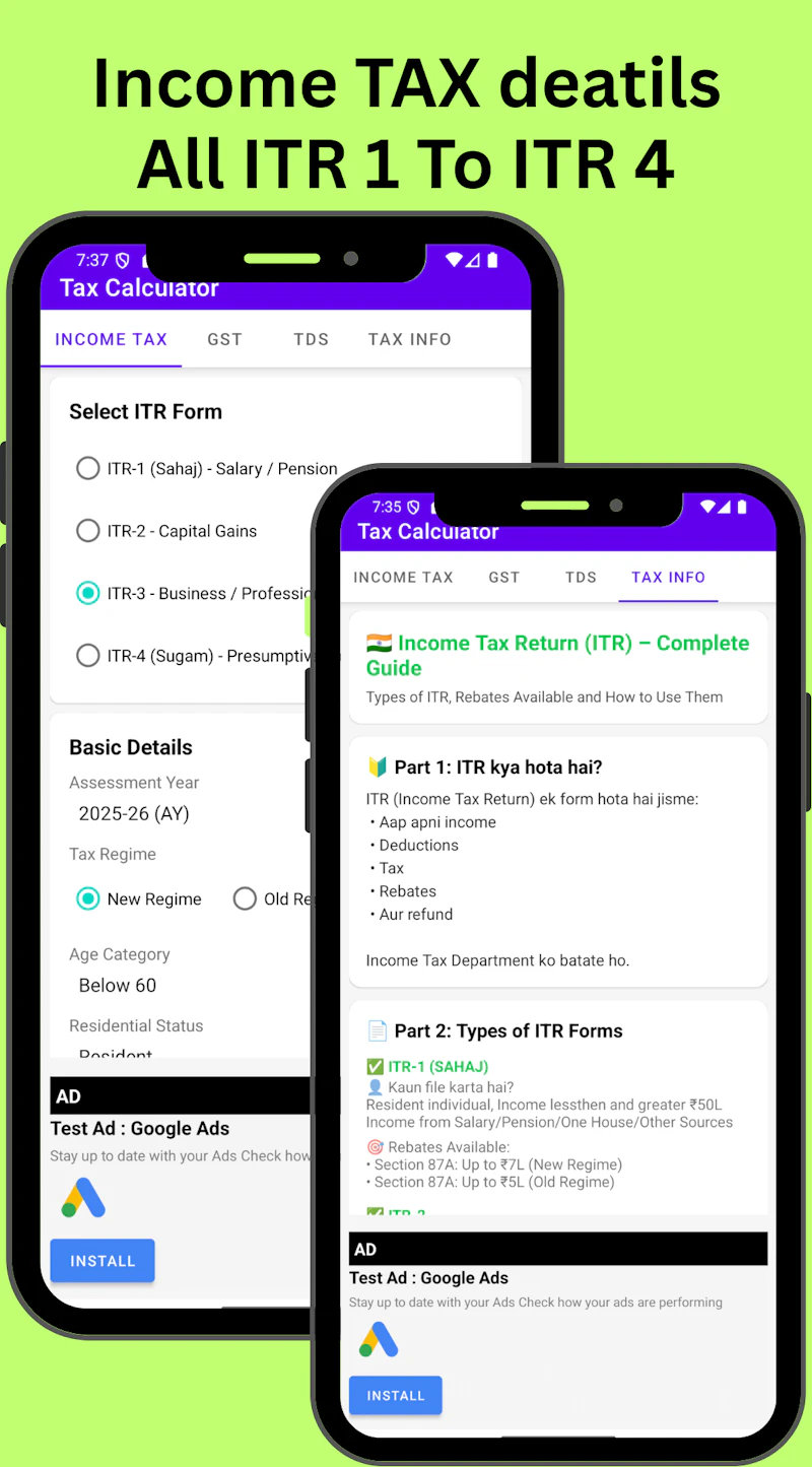 Income Tax & GST Calculator screenshot 4