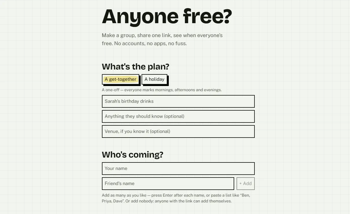 Anyone free? gallery image