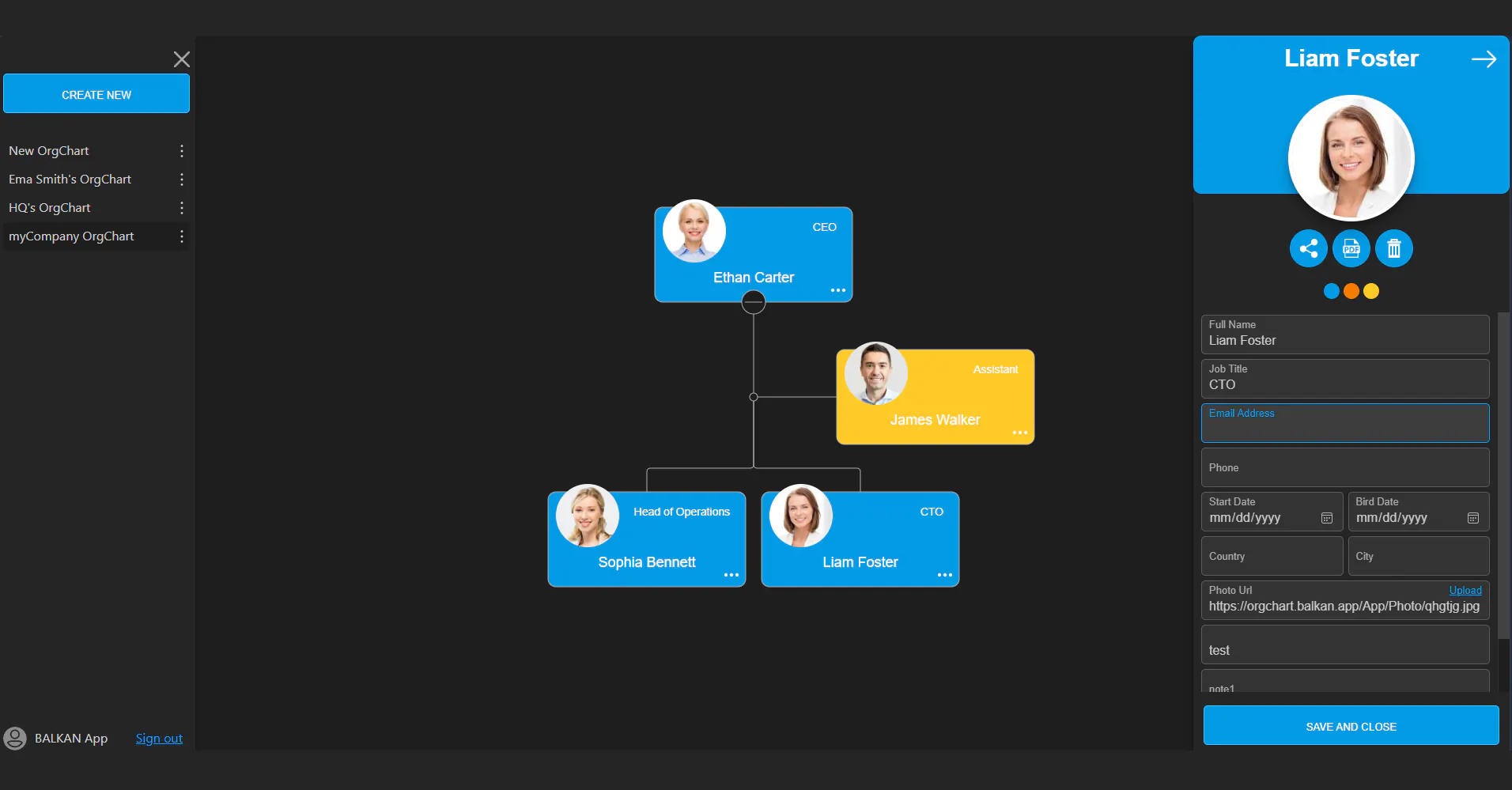 OrgChart App gallery image
