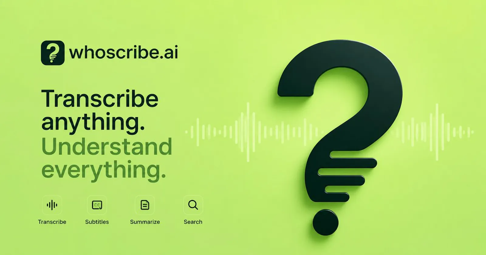 WhoScribe screenshot 1