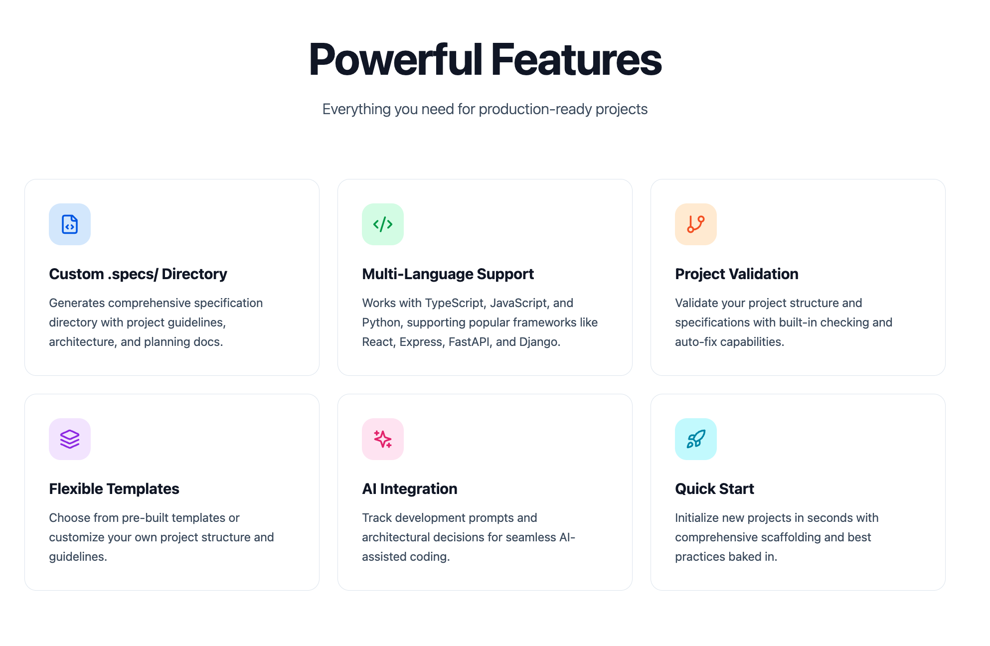 SpecPilot - Screenshot 4 showing product features and functionality
