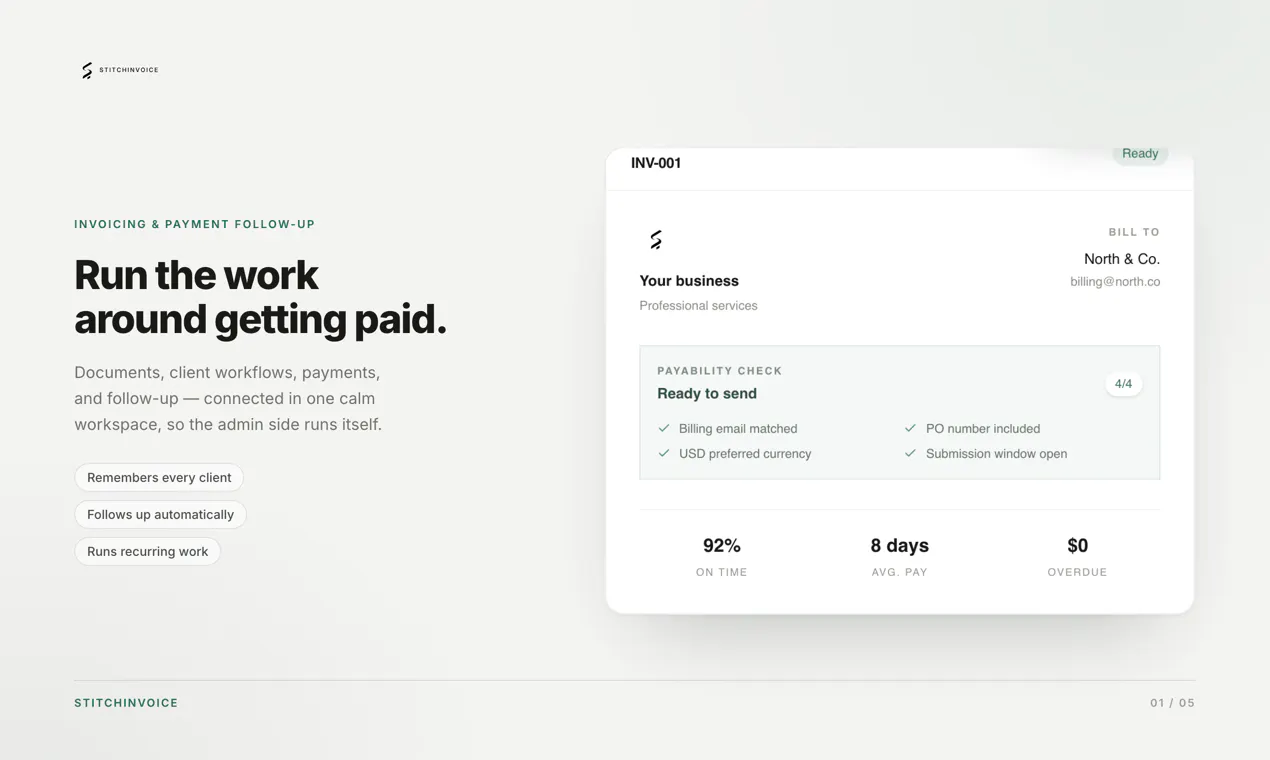 StitchInvoice gallery image