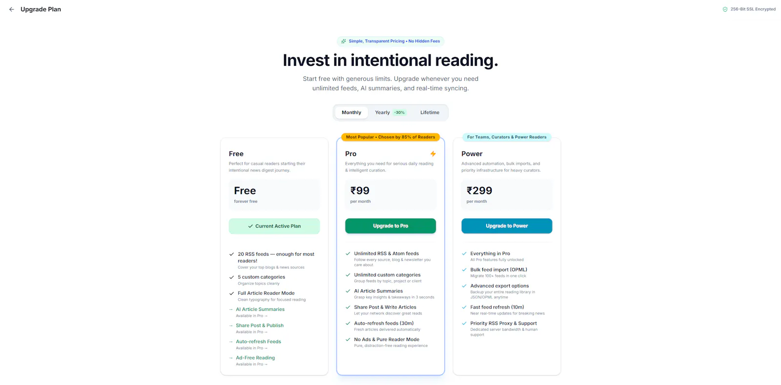 Frontpage screenshot 16