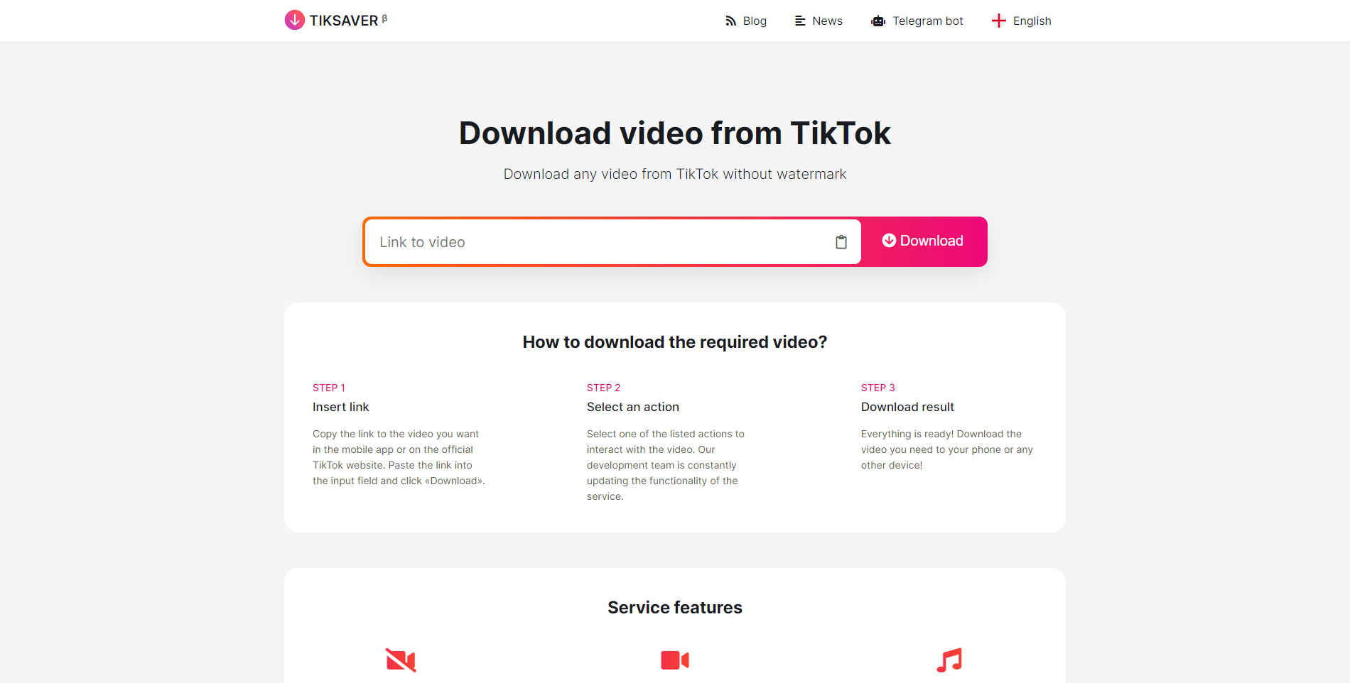 TIKSAVER — TikTok media downloader gallery image