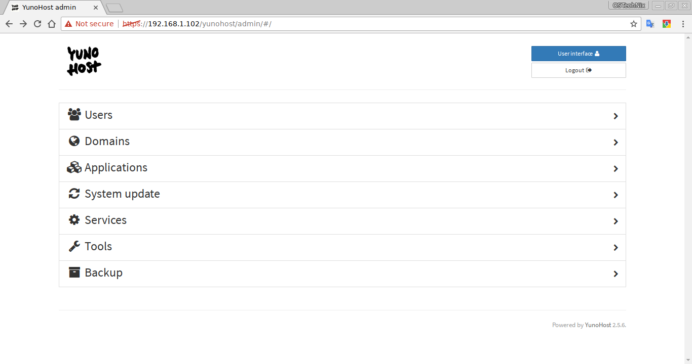 Yunohost gallery image
