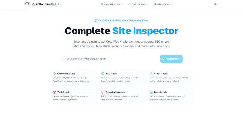 OptiWeb Studio screenshot 6