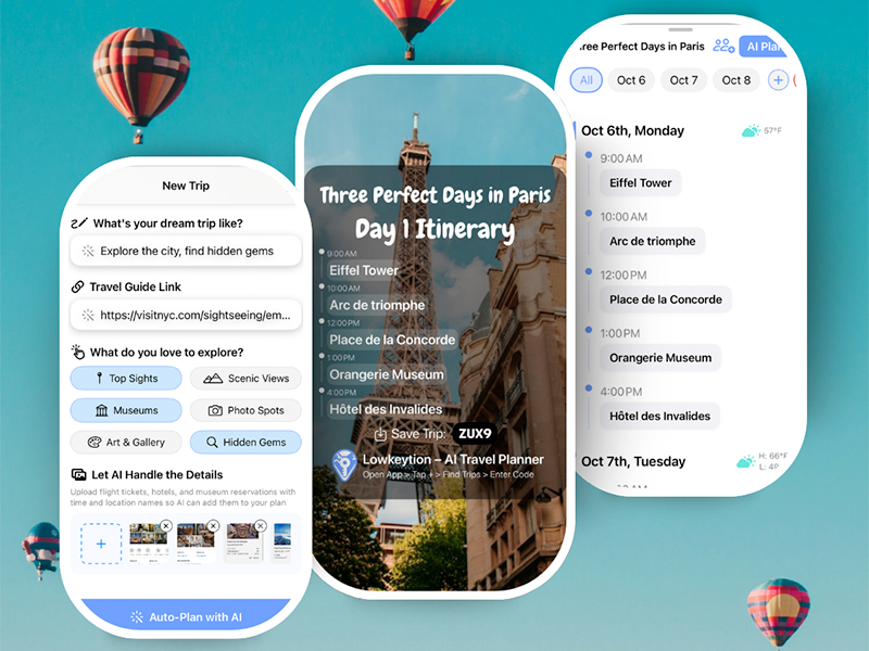 Lowkeytion - AI Travel Planner gallery image
