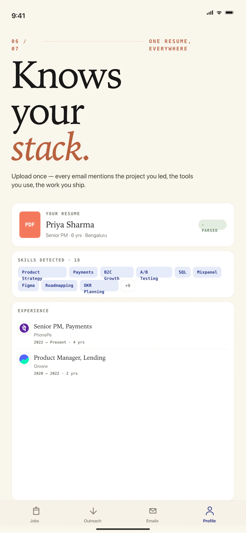 ResuMail screenshot 4