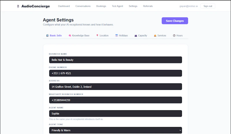 AudioConcierge.ai screenshot 4