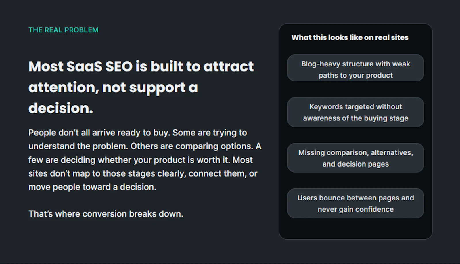 Decision-First SEO Blueprint screenshot 3