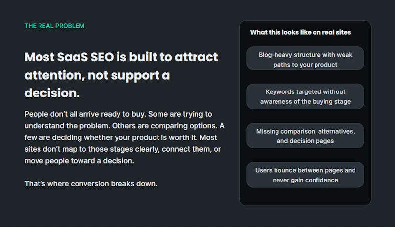 Decision-First SEO Blueprint screenshot 3